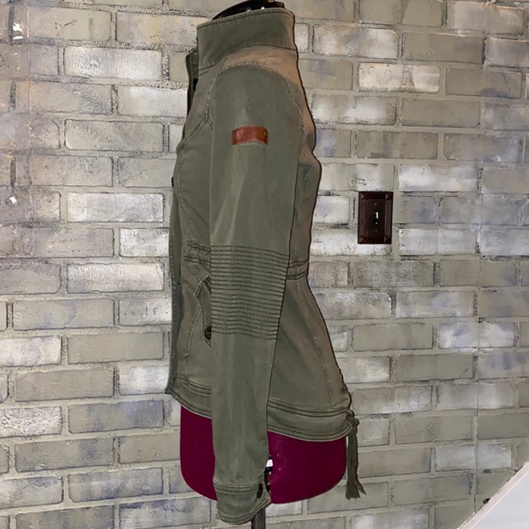 Hollister 🔥 Green Anorak Twill/Denim style Jacket - Picture 2 of 6